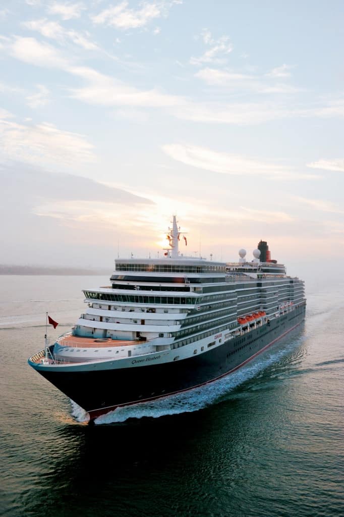 Cunard Line's Queen Elizabeth at Sea