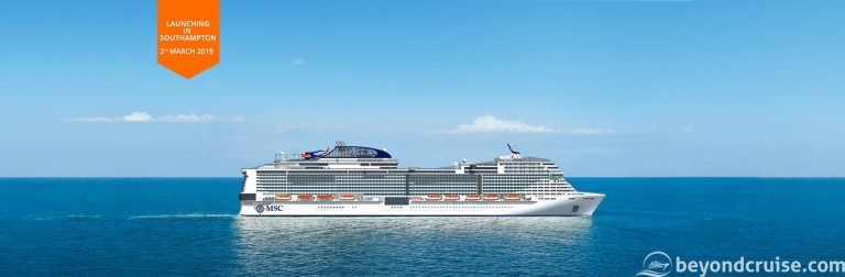 MSC Bellissima to be christened March 2019 in UK